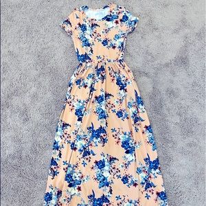 Womens Floral Maxi Dress